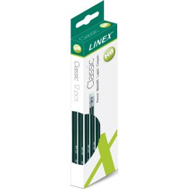 Linex Classic Blyertspenna med suddgummi | HB