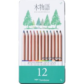 Tombow Eco Color-kritor, 12 färger