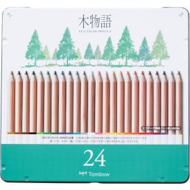 Tombow Eco Color-kritor, 24 färger