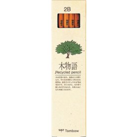 Tombow Recycled Blyerts, 2B, 12 st