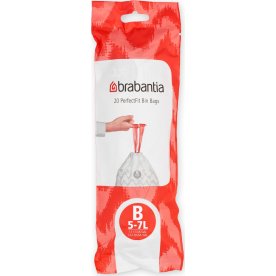 Brabantia Avfallspåse B, 5 liter, 20 st.