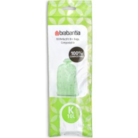 Brabantia Avfallspåse K, 10 liter, 10 st.
