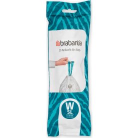 Brabantia Avfallspåse W, 5 liter, 20 st.
