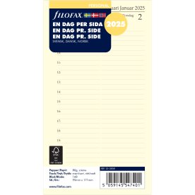 Filofax 2025 Refill, Personal, Dag