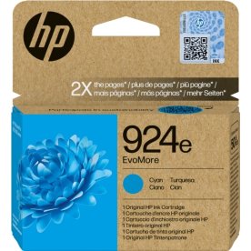 HP 924e EvoMore Original bläckpatron, Cyan