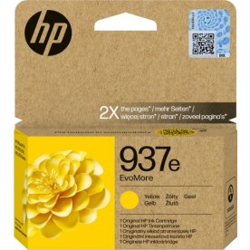 HP 937e EvoMore Original bläckpatron, Gul