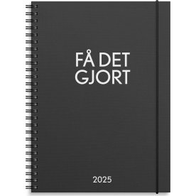 Burde 2025 Kalender Få det gjort, svart