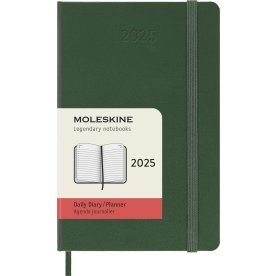 Moleskine 2025 Kalender, H, Dag, Poc., Grön