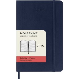 Moleskine 2025 Kalender, S, Dag, Poc., Blå