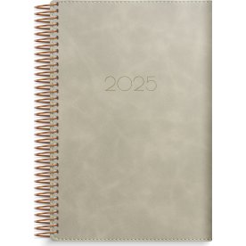 Burde 2025 Kalender Twist Dagbok, beige