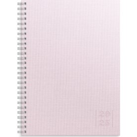 Burde 2025 Kalender Business Textile, rosa