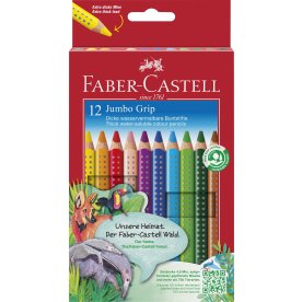 Faber-Castell Grip Crayons Jumbo | 12 färger