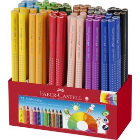 Faber-Castell Grip färgpennor Jumbo | 72 st.