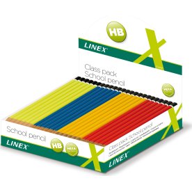 Linex Skolpenna,HB, Ass. Färger