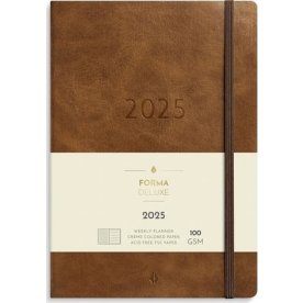 Burde 2025 Stor Veckokalender Forma Deluxe, brun