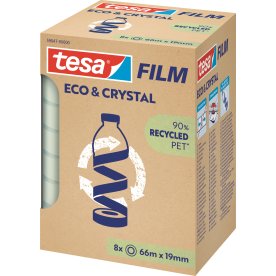 tesa Eco Crystal Tape | 19mm x 66m | 8 rl.
