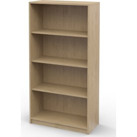 Jive hylla med 4 fack, ek dekorlaminat, D35 cm