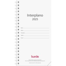 Burde 2025 Kalender Interplano, refill