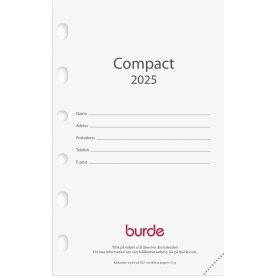 Burde 2025 Kalendersats Compact