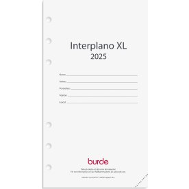 Burde 2025 Kalendersats Interplano XL