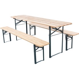 Festival bord-bänkset, hopfällbart, 200x50 cm, FSC