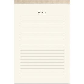 Burde Anteckningsblock | Textil | A5 | Beige