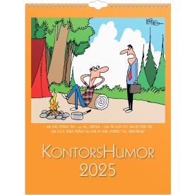 Burde 2025 Väggkalender, Kontorshumor