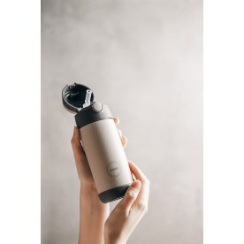AYA&IDA Sugrörsflaska för barn, 350 ml, Beige