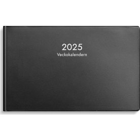 Burde 2025 Veckokalendern, svart plast