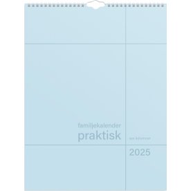 Burde 2025 Familjekalender, Praktisk