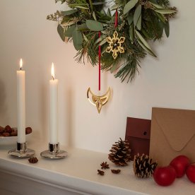 Georg Jensen Ornament Set 2024, guld, 2 delar