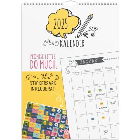 Burde 2025 Väggkalender, Doodle