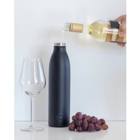 AYA&IDA Vattenflaska, 750 ml, svart