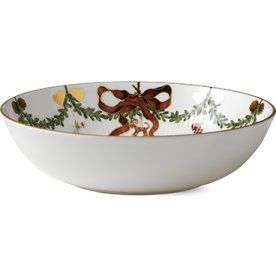 Royal Copenhagen Star Fluted julskål i glas 175 cl