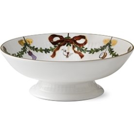 Royal Copenhagen Star Fluted julskål på fot