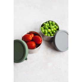 AYA&IDA snacksbehållare, 2 st, Grön