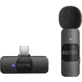 BOYA Trådlös mikrofon x1 BY-V10 Mini 3,5 mm USB-C