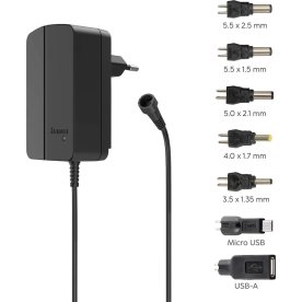 HAMA Universal 27W nätaggregat, svart