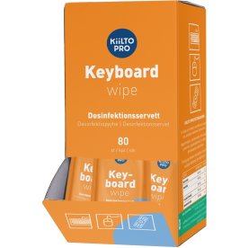 Killto Pro Keyboard Wipes 62% | 80 wipes