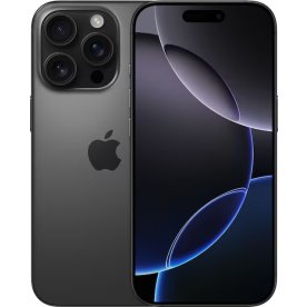 Apple iPhone 16 Pro, 128 GB, svart titan