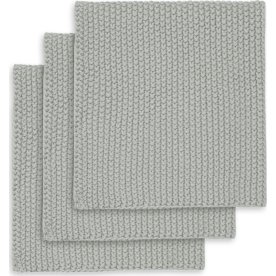 Engholm disktrasa, bomull, 25x25 cm, grå, 3 st.