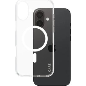 PanzerGlass skal för iPhone 16 plus, transparent