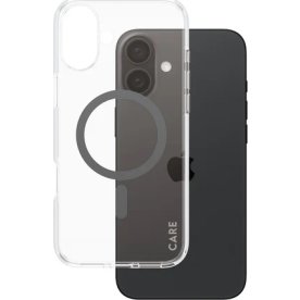 PanzerGlass cover iPhone 16 plus svart, transparen