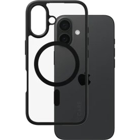 PanzerGlass magsafe cover iPhone 16, svart ram