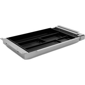 Slim Tray liten utdragbar låda i aluminium