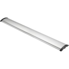Kabelgömma för kontorsgolv, 1104 x 139 mm, silver