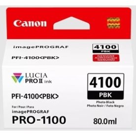 Canon PFI-4100 bläckbehållare, 80 ml, svart