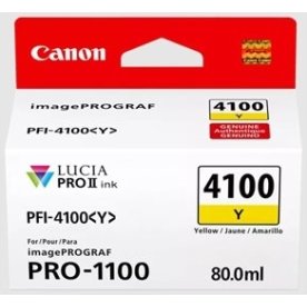 Canon PFI-4100 bläckbehållare, gul, 80 ml