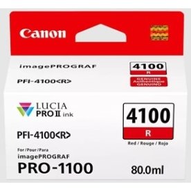 Canon PFI-4100 bläckbehållare, 80 ml, röd