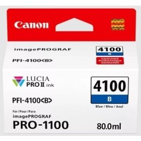 Canon PFI-4100 bläckbehållare, 80 ml, blå